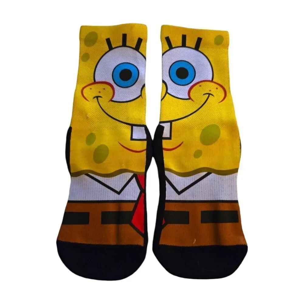 Nickelodeon SpongeBob Rock Em Socks Youth SZ 2-5.5